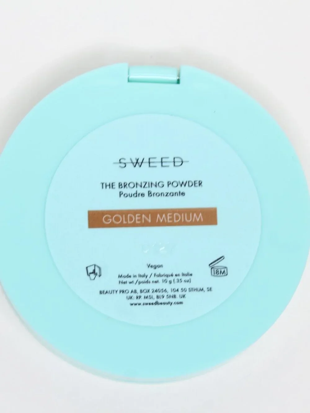 SWEED The Bronzing Powder Golden Medium 10g / 0.35 oz New